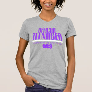公式の10代の若者の第13誕生日のティー Tシャツ
