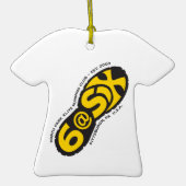 公式の6@6のクリスマスのオーナメント セラミックオーナメント (正面)