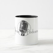 公式の9sensePodcast.comの黒い信号器のマグ マグカップ (中央)