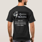 公式の"Gクウィン" T Tシャツ (裏面)