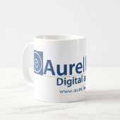 公式のAurelliaのコーヒー・マグ コーヒーマグカップ (正面左)