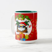 公式のCoralLagoのクリスマスのマグ ツートーンマグカップ (正面左)