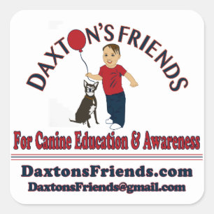 公式のDaxtonの友人のステッカー スクエアシール