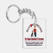 公式のDaxtonの友人の倍はKeychain味方しました キーホルダー (正面左)