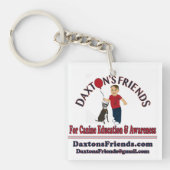 公式のDaxtonの友人の倍はKeychain味方しました キーホルダー (正面)