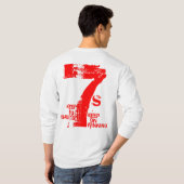 公式のDiviFiji 7sファンの衣服のTシャツ Tシャツ (裏面フル)