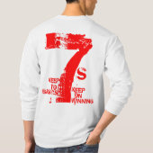 公式のDiviFiji 7sファンの衣服のTシャツ Tシャツ (裏面)