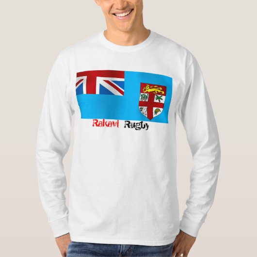 公式のDiviFiji 7sファンの衣服のTシャツ Tシャツ (正面)