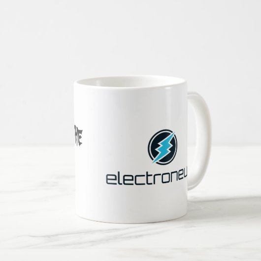 公式のElectroneum ETN Cryptocoin 11のOz。 マグ (正面右)