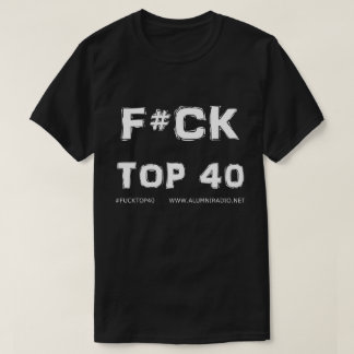 公式のF#ckの上40の軍隊のTシャツ-白い手紙 Tシャツ