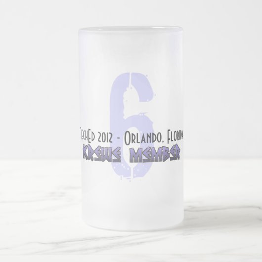 公式のKrewe TechEd 2012年"6"ビールのジョッキ フロストグラスビールジョッキ (中央)