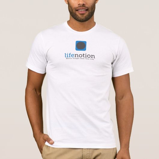 公式のLifeNotionのロゴのワイシャツ Tシャツ (正面)