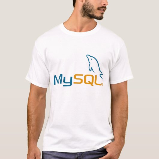 公式のMySQL Merch Tシャツ (正面)