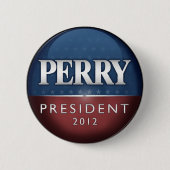 公式のRick Perry 2012年 缶バッジ (正面)