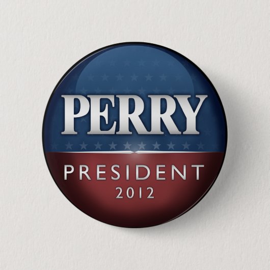 公式のRick Perry 2012年 缶バッジ (正面)