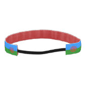 公式のromanyのジプシーの旗の記号 アスレチックヘッドバンド (裏面)