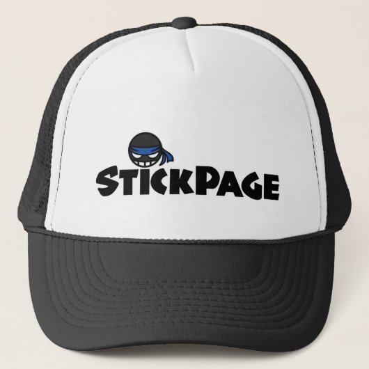 公式のStickPageのトラック運転手の帽子 キャップ (正面)