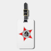 公式のTRANSシベリアの旅行者クラブラベル ラゲッジタグ (正面縦)