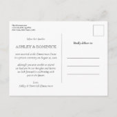 公式よ！モダン発結婚表 案内ポストカード (裏面)