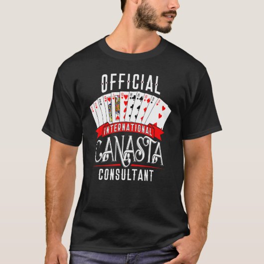 公式カナスタ国際的コンサルタント Tシャツ (正面)