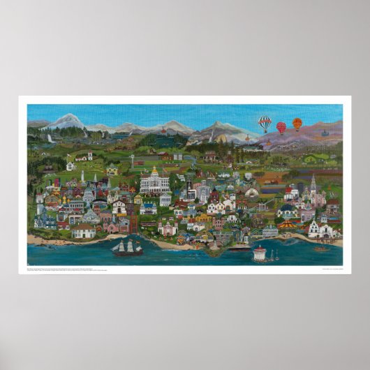 公式カリフォルニア州ポスター ポスター (正面)