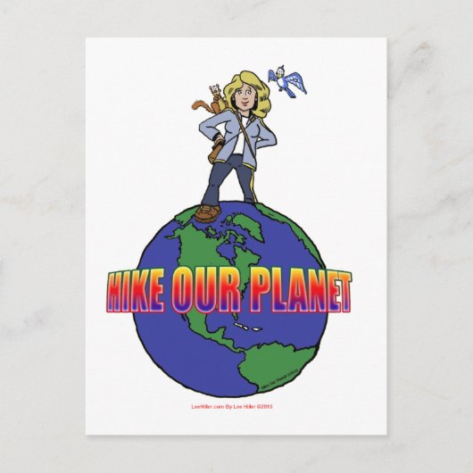 公式キッズハイキングプラネットロゴギア ポストカード (正面)