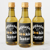 公式クッキータスタークッキー愛好家クリスマス ワインラベル (ボトル)