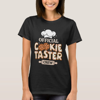 公式クッキータスタークルーおもしろいベーキングチームファミー Tシャツ