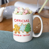 公式クッキーテスターおもしろいクリスマス コーヒーマグカップ