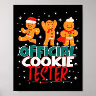 公式クッキーテスタータスターファミリークリスマスジン ポスター
