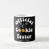 公式クッキーテスター クッキーが好きな人のためのクリスマスギフト コーヒーマグカップ (中央)