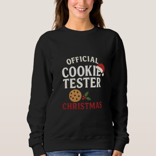 公式クッキーテスター クリスマスTシャツ スウェットシャツ (正面)