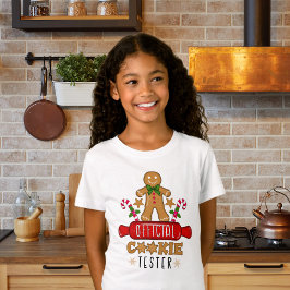 公式クッキー試食係 クリスマス ホリデー Tシャツ