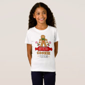 公式クッキー試食係 クリスマス ホリデー Tシャツ (正面フル)