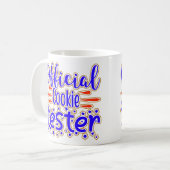 公式クッキー試験機クッキーおもしろいパーティーギフト コーヒーマグカップ (正面左)