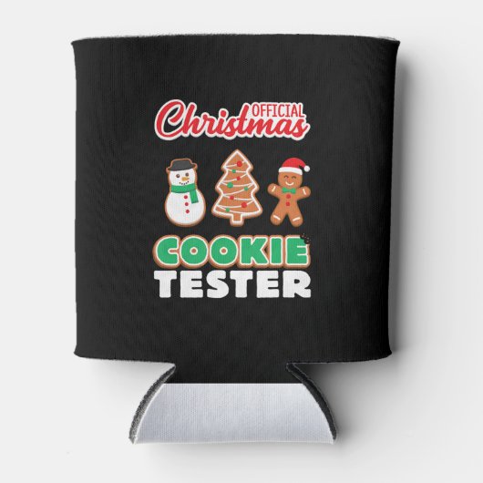 公式クリスマスクッキー試験機 |かわいいクリスマス 缶クーラー (正面)