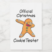 公式クリスマスクッキー試験機 フードラベル (シングルラベル)
