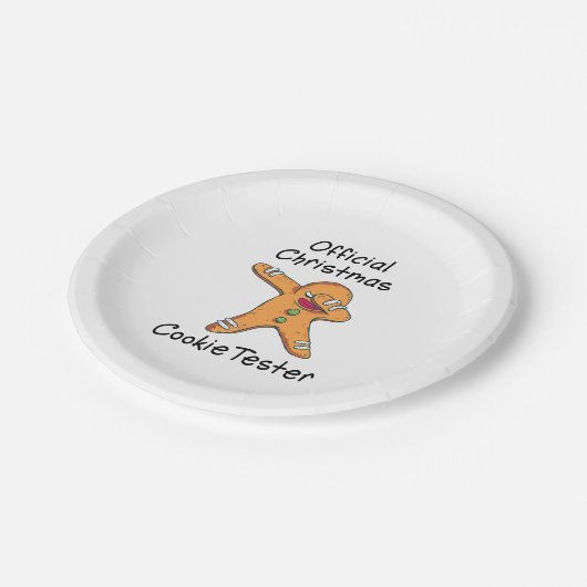 公式クリスマスクッキー試験機 ペーパープレート (アングル)