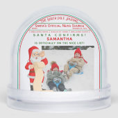 公式クリスマス・ナイスリスト認定証写真 (正面)