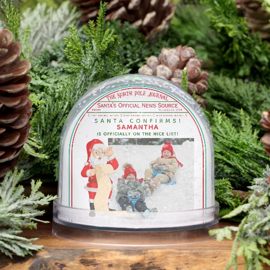 公式クリスマス・ナイスリスト認定証写真 (冬)