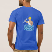 公式グラフィックスの神々Tシャツ Tシャツ (裏面)