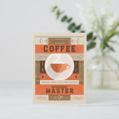 公式コーヒー醸造マスター ポストカード (スタンド正面)