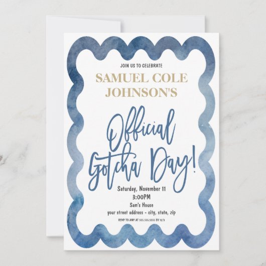 公式ゴッチャデイ採用招待状 招待状 (正面)