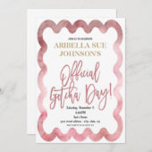 公式ゴッチャ日養子縁組式招待状 招待状 (正面/裏面)