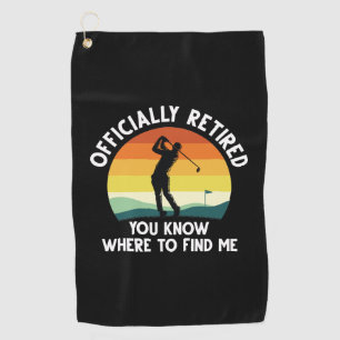 公式ゴ退職したルフ ゴルフタオル