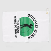 公式ゴ退職したルフ ゴルフタオル (横)