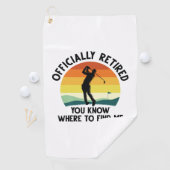 公式ゴ退職したルフ ゴルフタオル (インサイチュ)