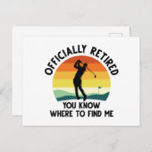 公式ゴ退職したルフ ポストカード (正面/裏面)