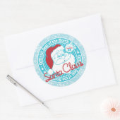 公式サンタクロース封印クリスマス ラウンドシール (封筒)