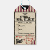 公式サンタデリバリいけなまたはナイスギフトラベル ギフトタグ (正面)